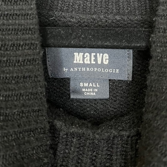 Anthropologie Maeve Black Crystal Tunic Sweater - Picture 10 of 14